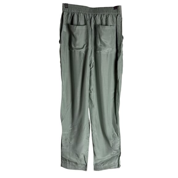 Equipment Mathys Sage Green Modal Silk Blend Cropped Pants Size 0 - Picture 11 of 11